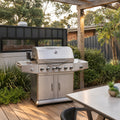 6-Burner Stainless Gas BBQ with Plancha