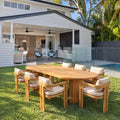 Solid Teak Outdoor Dining Set