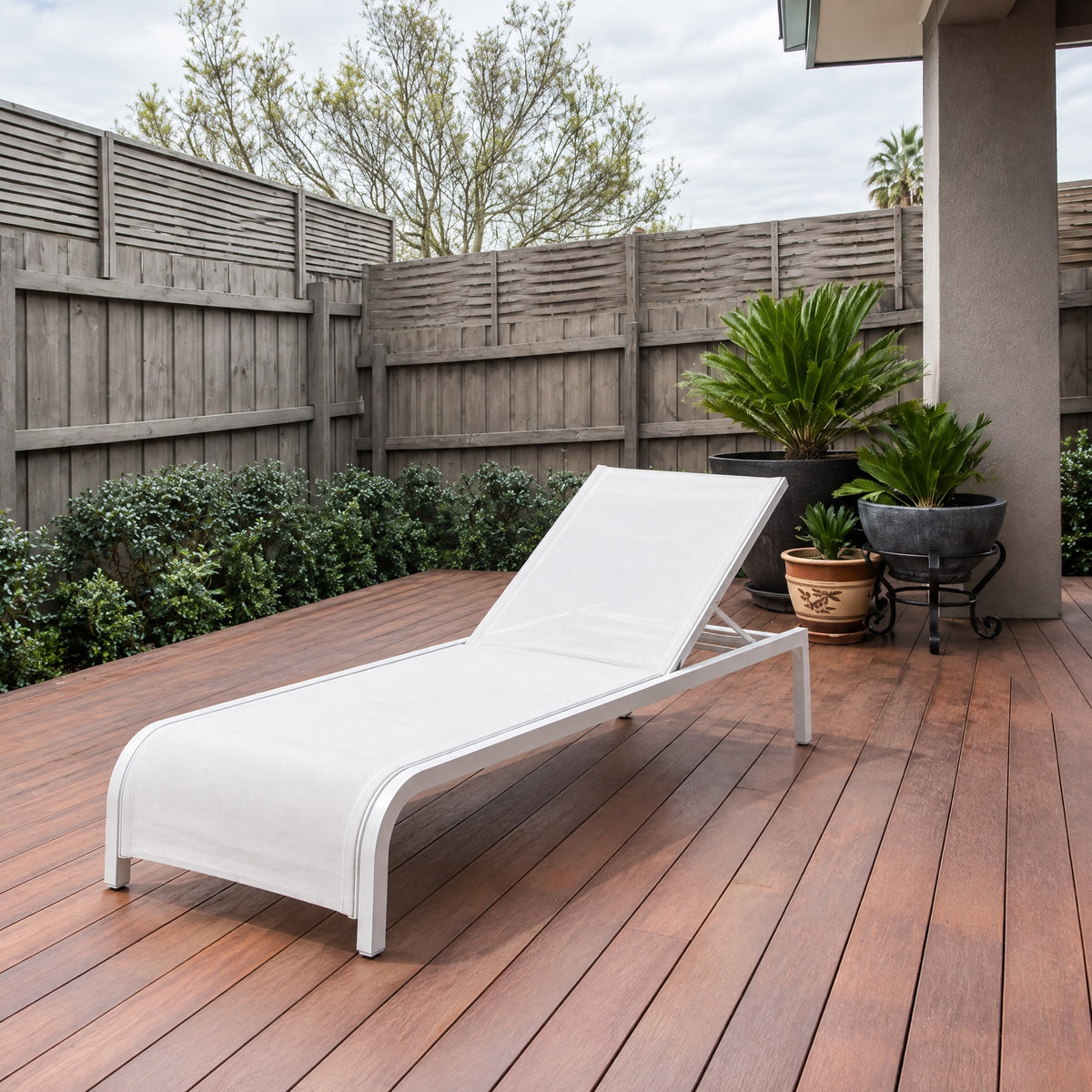 Quick-Dry Textilene Sun Lounger