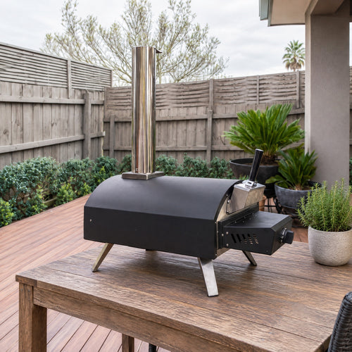 13" Multi-Fuel Pizza Oven, Gas and Wood