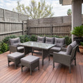 Rattan Outdoor Lounge and Dining Set