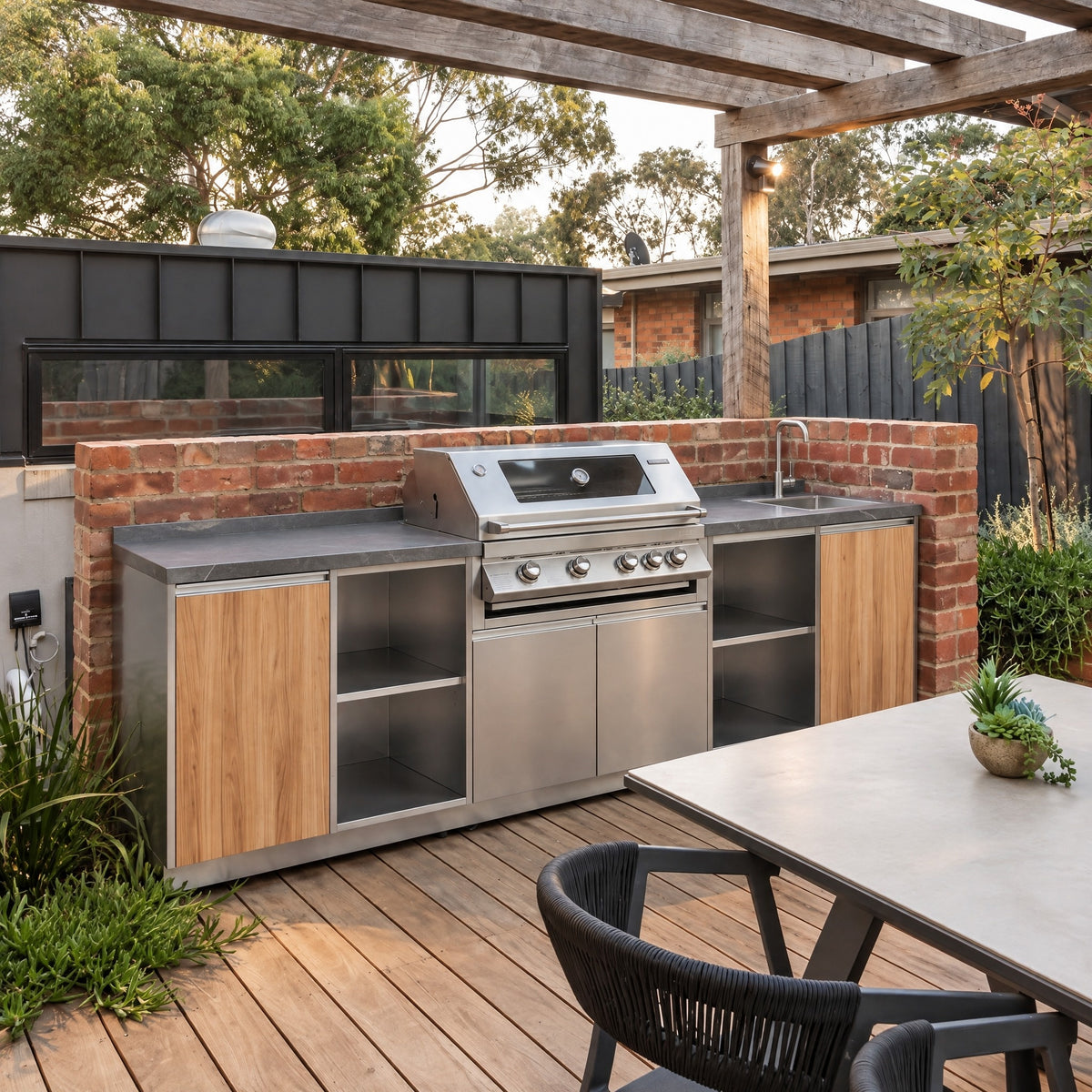 Modular 304 Stainless Steel Outdoor Kitchen