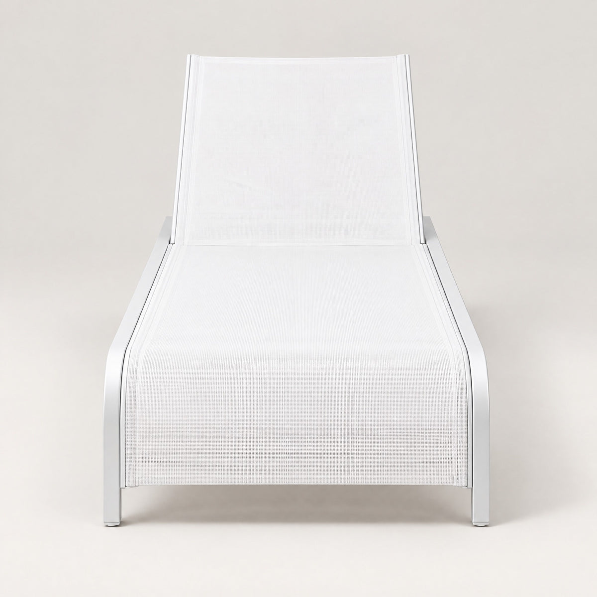 Quick-Dry Textilene Sun Lounger - front view