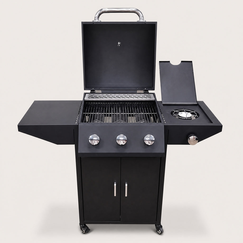 3+1 Burner Compact Gas BBQ - front view