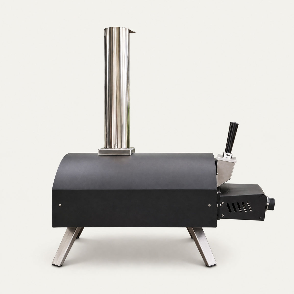 13" Multi-Fuel Pizza Oven, Gas and Wood - front view