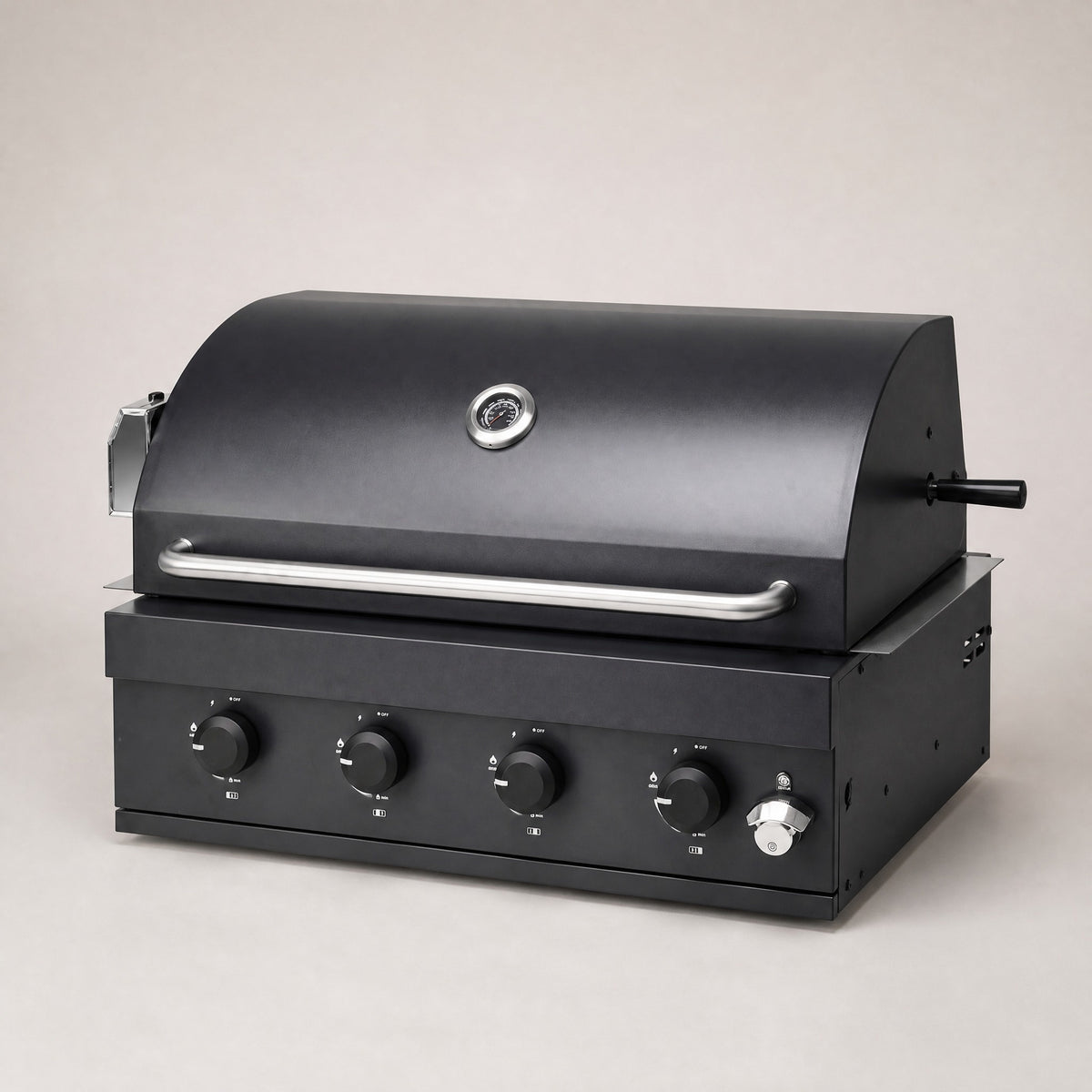 Built-In Gas BBQ, Electronic Ignition - side view