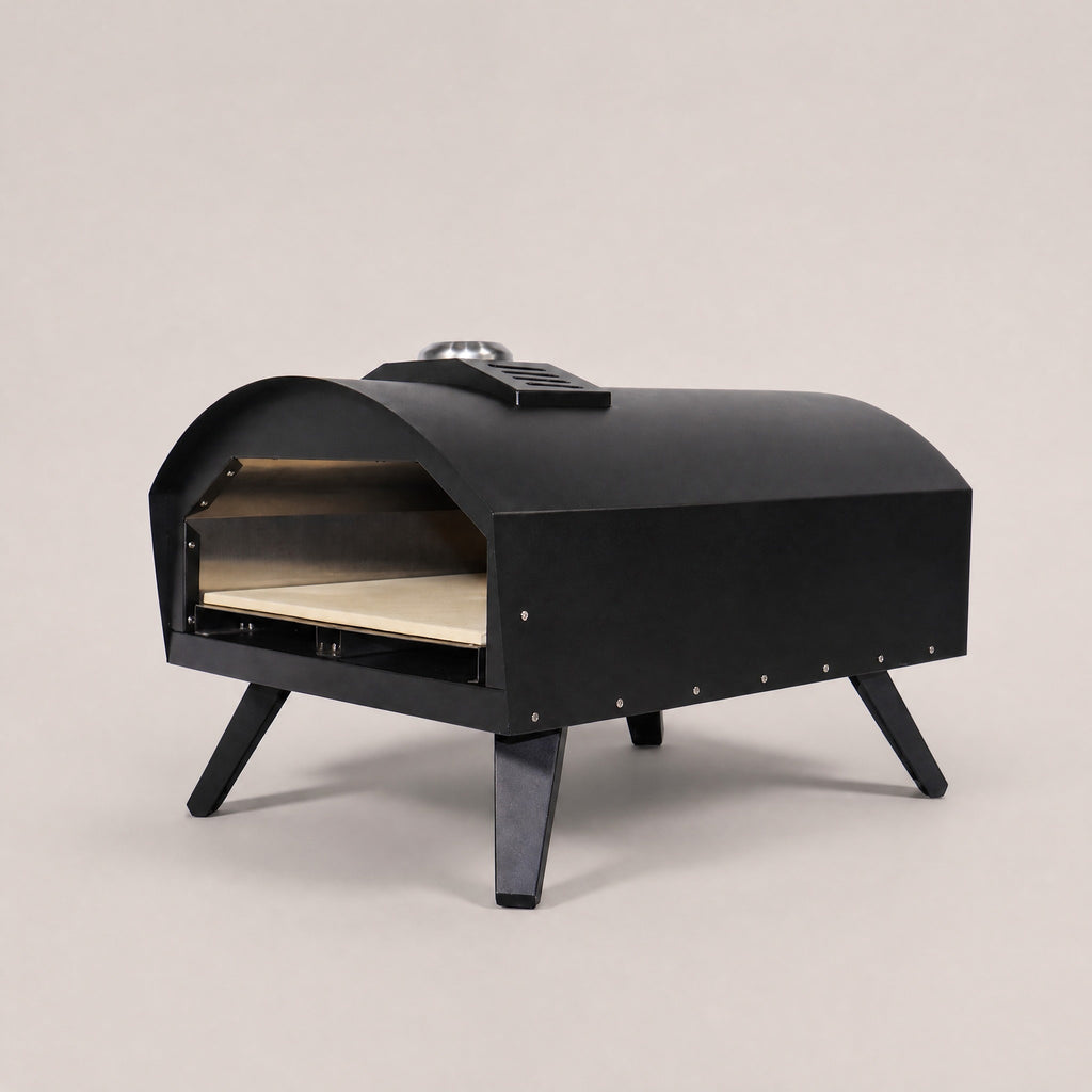 16" Propane Pizza Oven with Peel - side view